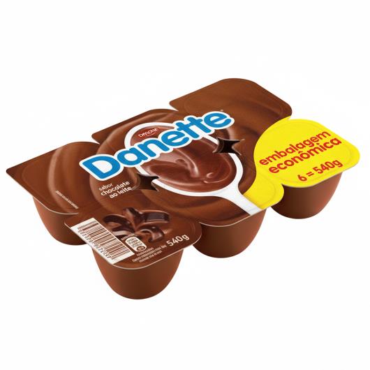 Sobremesa láctea chocolate Danette embalagem econômica 540g - Imagem em destaque