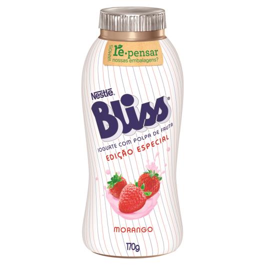 Iogurte Parcialmente Desnatado Morango Bliss Frasco 170g - Imagem em destaque