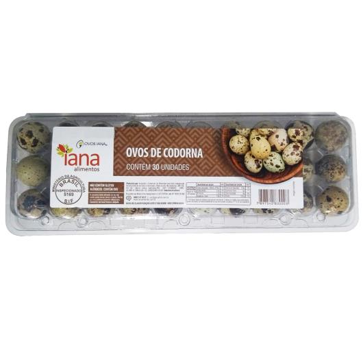 Ovos codorna Iana 30 Unidades - Imagem em destaque