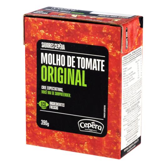 Molho de Tomate Original Sabores Cepêra Caixa 390g - Imagem em destaque