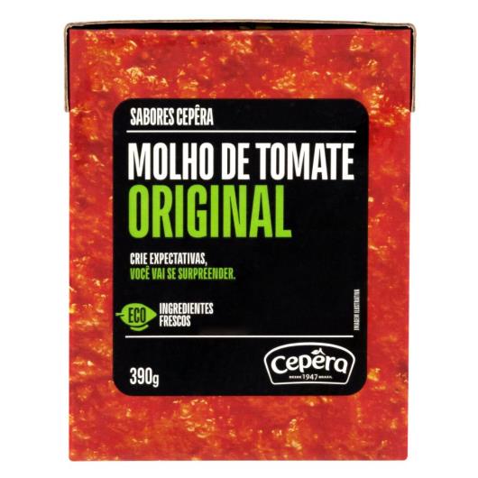 Molho de Tomate Original Sabores Cepêra Caixa 390g - Imagem em destaque