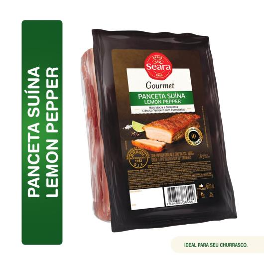Panceta Suína Lemon Pepper Seara Gourmet Congelado 900g - Imagem em destaque