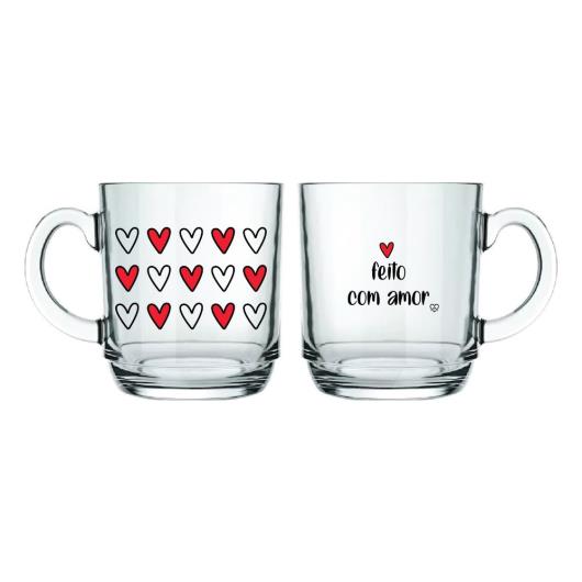 Caneca Allmix Love Feito com Amor 300ml - Imagem em destaque