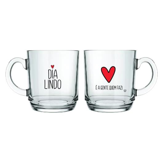 Caneca Allmix Love Dia Lindo 300ml - Imagem em destaque