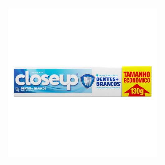 Creme Dental Menta Refrescante Closeup Dentes + Brancos Caixa 130g Tamanho Econômico - Imagem em destaque