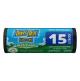 Saco para Lixo Preto Reforçado 15l Dover Roll Super Forte 40 Unidades - Imagem 7896082823377_1_3_1200_72_RGB.jpg em miniatúra