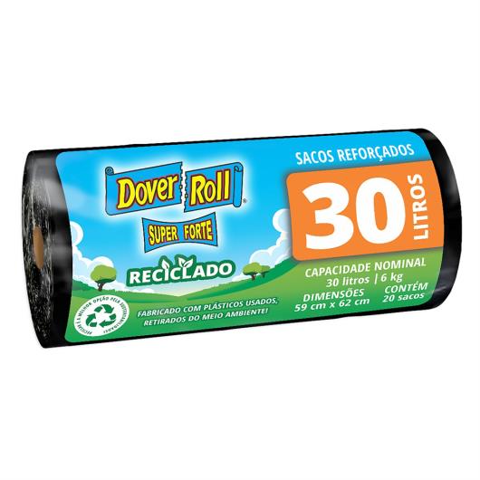 Saco para Lixo Reforçado 30l Dover Roll Super Forte 20 Unidades - Imagem em destaque