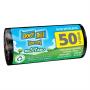 Saco para Lixo Preto Reforçado 50l Dover Roll Super Forte 20 Unidades