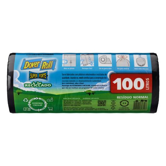 Saco para Lixo Reforçado 100l Dover Roll Super Forte 10 Unidades - Imagem em destaque