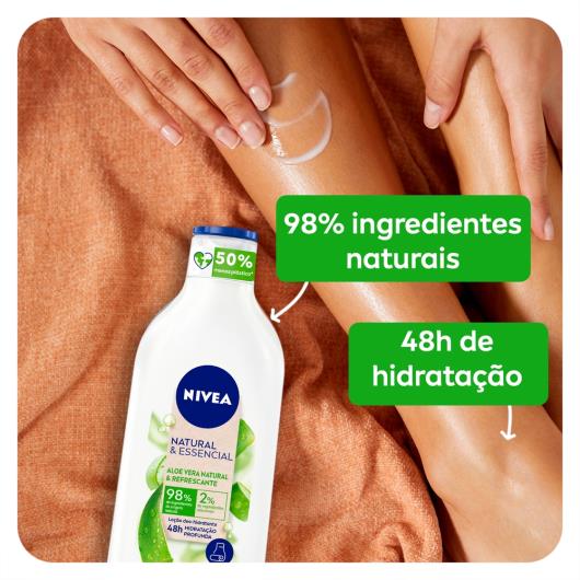 NIVEA Hidratante Corporal Natural&Essencial Aloe Vera Refrescante 200ml - Imagem em destaque