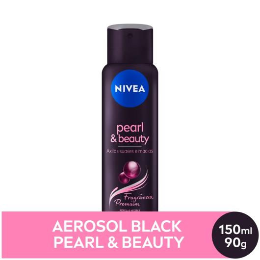 NIVEA Antitranspirante Pearl & Beauty Fragrância Premium Aerosol 150ml - Imagem em destaque