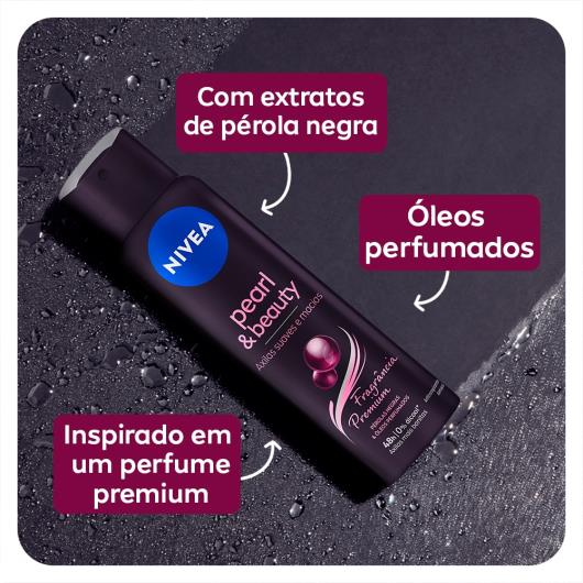NIVEA Antitranspirante Pearl & Beauty Fragrância Premium Aerosol 150ml - Imagem em destaque