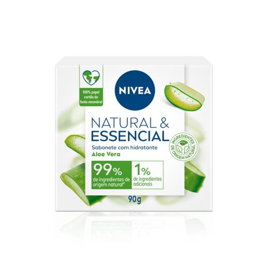 NIVEA Sabonete em barra Natural e Essencial Aloe e Vera 90g - Imagem em destaque