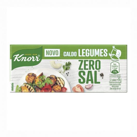 Caldo Tabletes Legumes Knorr Zero Sal Caixa 96g 12 Unidades - Imagem em destaque