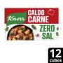 Caldo Tabletes Carne Knorr Zero Sal Caixa 96g 12 Unidades