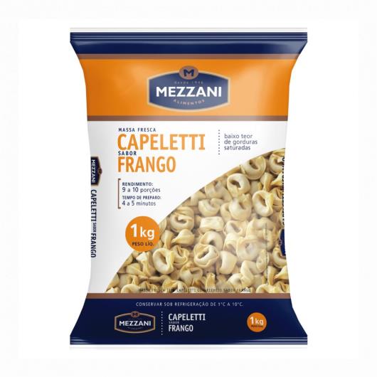 Capeletti Recheio Frango Mezzani Pacote 1kg - Imagem em destaque
