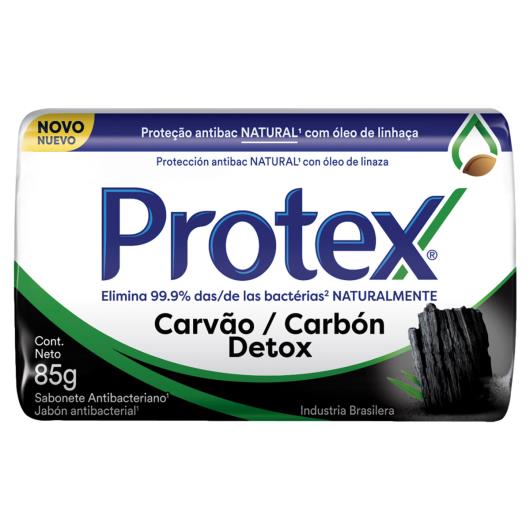 Sabonete Barra Antibacteriano Protex Carvão Detox Envoltório 85g - Imagem em destaque