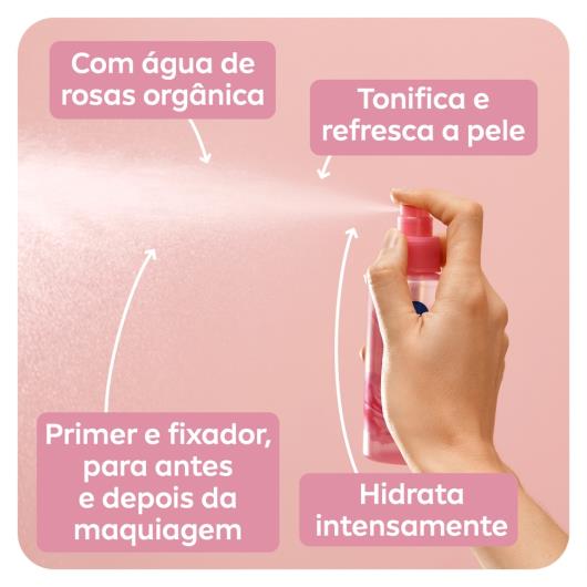 NIVEA Hidratante Facial Mist Aqua Rose 150ml - Imagem em destaque