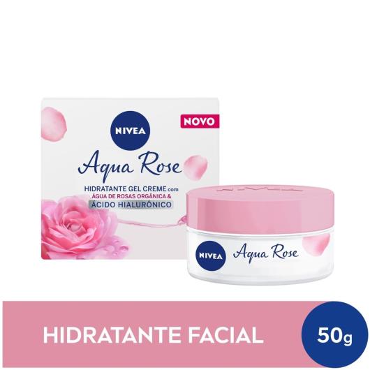 Gel-Creme Hidratante Nivea Aqua Rose Pote 50ml - Imagem em destaque