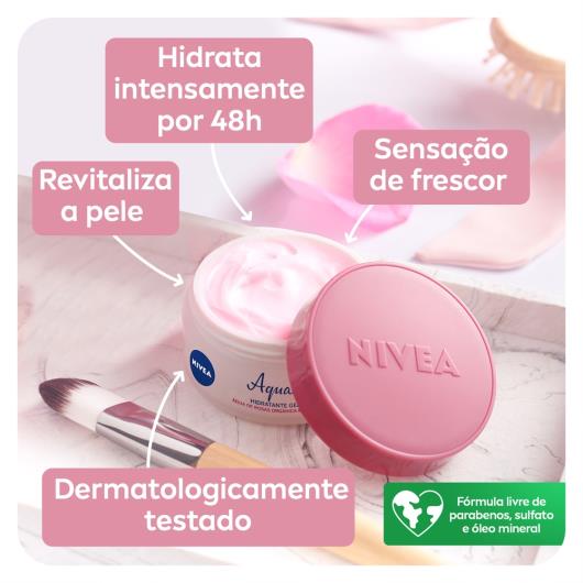 Gel-Creme Hidratante Nivea Aqua Rose Pote 50ml - Imagem em destaque