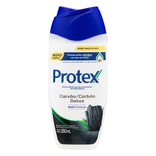 Sabonete Líquido Antibacteriano Protex Carvão Detox Frasco 250ml - Imagem em destaque