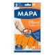 Luva Multiuso Laranja Plissé Satinado Mapa M - Imagem 7794440994205_1_3_1200_72_RGB.jpg em miniatúra
