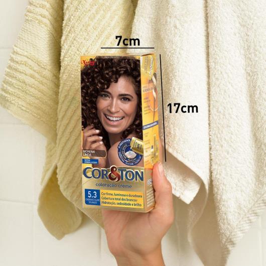 Coloração creme 5.3 castanho claro dourado Cor & Ton Unidade - Imagem em destaque