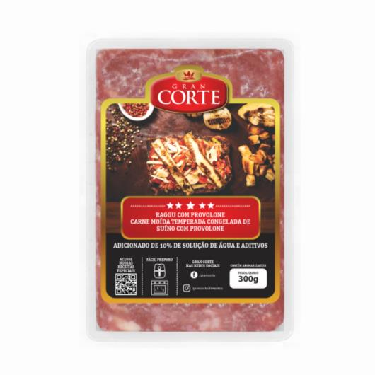 Carne Moída Suína Gran Corte Temperada Raggu com Provolone Congelada 300g - Imagem em destaque