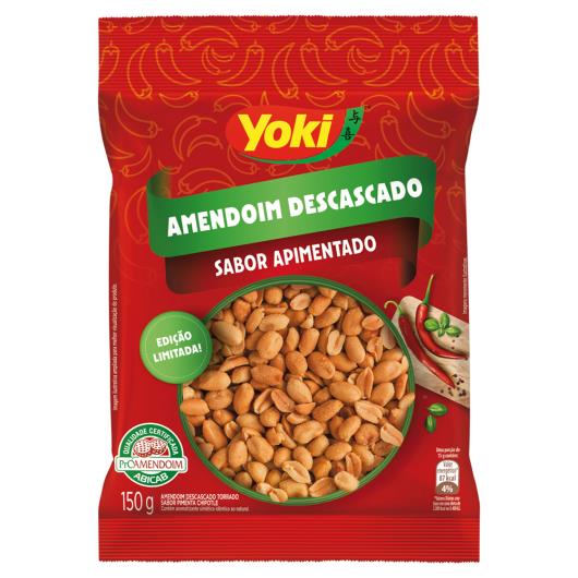 Amendoim Torrado sem Casca Apimentado Yoki Pacote 150g - Imagem em destaque