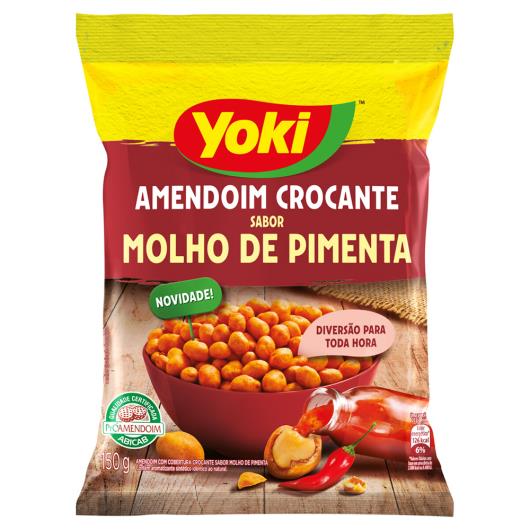 Amendoim Crocante Molho de Pimenta Yoki Pacote 150g - Imagem em destaque