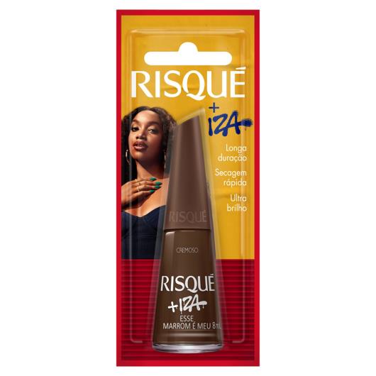 Esmalte Cremoso Esse Marrom é Meu Risqué + Iza Blister 8ml - Imagem em destaque