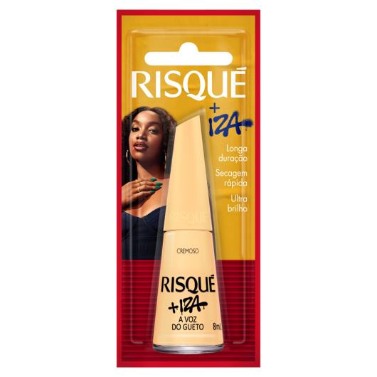 Esmalte Cremoso A Voz do Gueto Risqué + Iza Blister 8ml - Imagem em destaque