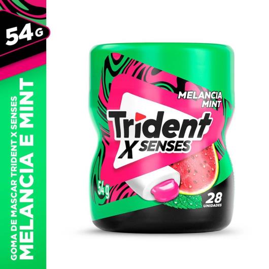 Chiclete Trident X Senses Melancia Menta Garrafa 54g - Imagem em destaque