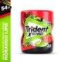 Chiclete Trident X Senses Morango Lime Garrafa 54g