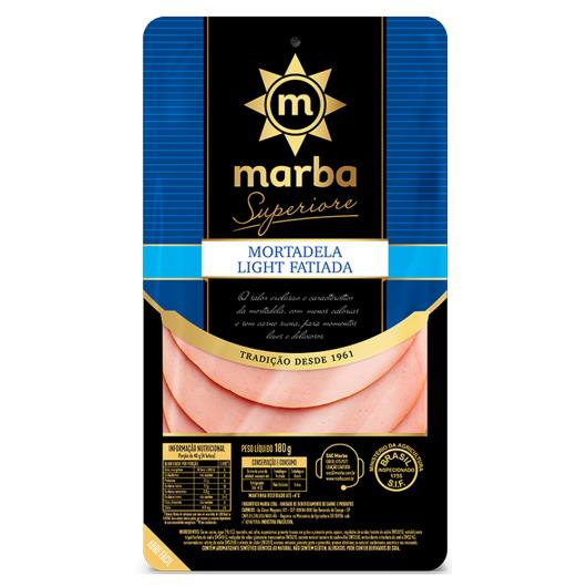 Mortadela Marba Light Fatiada 180g - Imagem em destaque