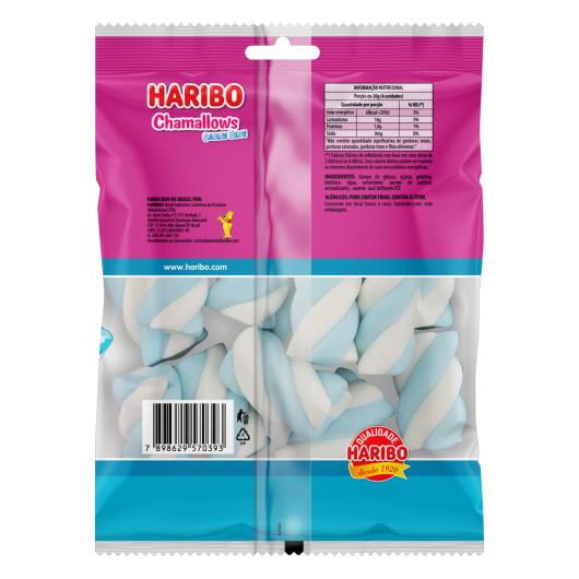 Marshmallow Algodão Doce Cables Blue Haribo Chamallows Pacote 80g - Imagem em destaque