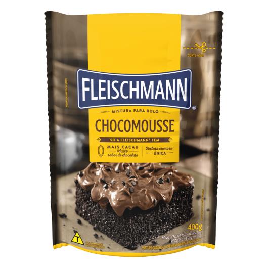 Mistura para Bolo Cremoso Chocomousse Fleischmann Sachê 400g - Imagem em destaque