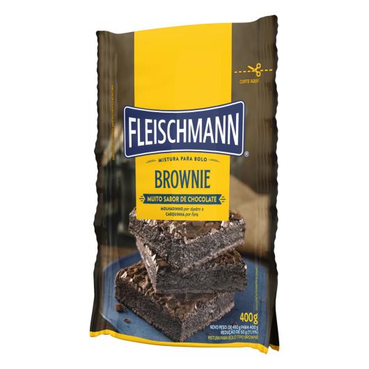 Mistura para Bolo Brownie Chocolate Fleischmann Sachê 400g - Imagem em destaque