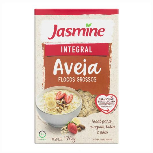 Aveia em Flocos Grossos Jasmine Caixa 170g - Imagem em destaque