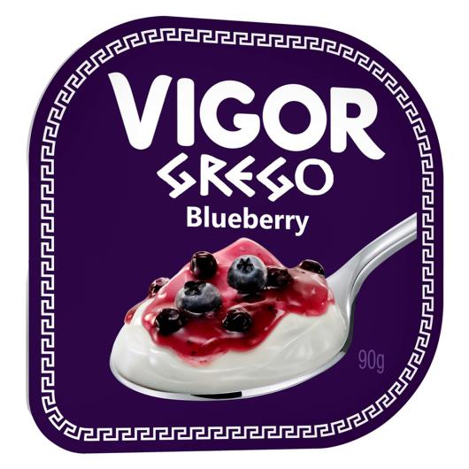 Iogurte Grego Calda Blueberry Vigor Pote 90g - Imagem em destaque