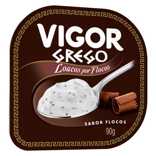 Iogurte Grego Flocos Vigor Loucos por Flocos Pote 90g - Imagem em destaque