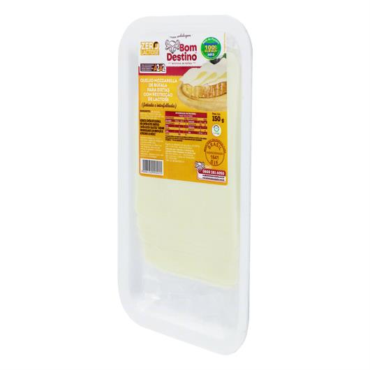 Queijo Mussarela de Búfala Fatiado Zero Lactose Bom Destino 150g - Imagem em destaque