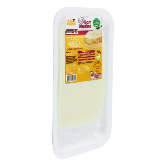 Queijo Mussarela de Búfala Fatiado Zero Lactose Bom Destino 150g - Imagem em destaque