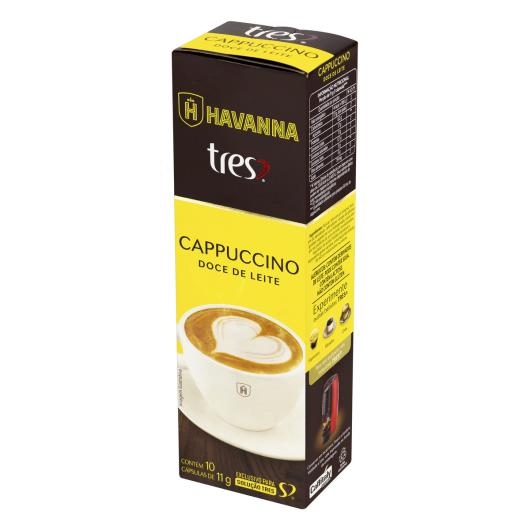 Cappuccino em Cápsula Doce de Leite Havanna Tres Caixa 110g 10 Unidades - Imagem em destaque