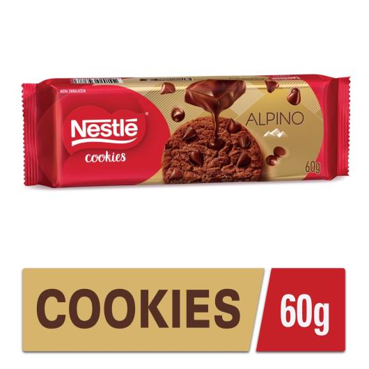Cookie ALPINO Gotas De Chocolate 60g - Imagem em destaque