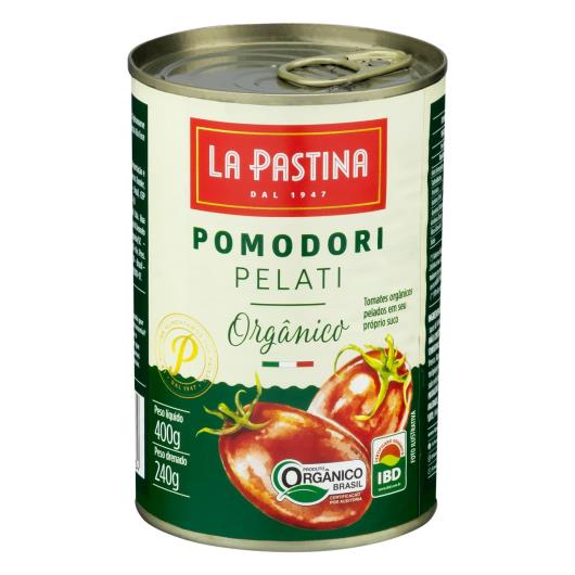 Tomate Pelado Orgânico La Pastina Lata 240g - Imagem em destaque