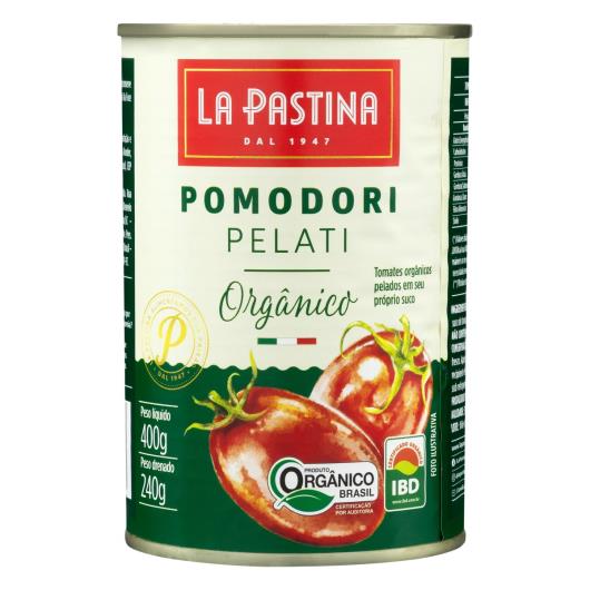 Tomate Pelado Orgânico La Pastina Lata 240g - Imagem em destaque