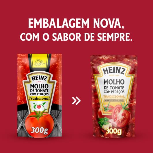Molho de Tomate Heinz Tradicional 300g - Imagem em destaque