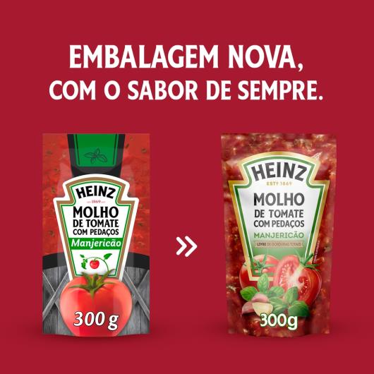 Molho de Tomate com Manjericão Heinz Sachê 300g - Imagem em destaque