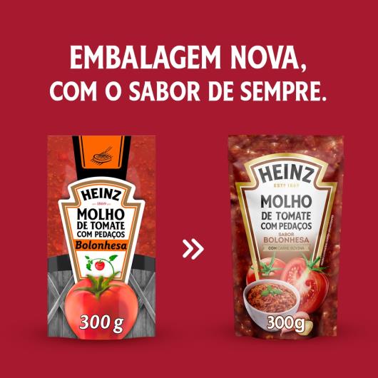 Molho de Tomate à Bolonhesa Heinz Sachê 300g - Imagem em destaque